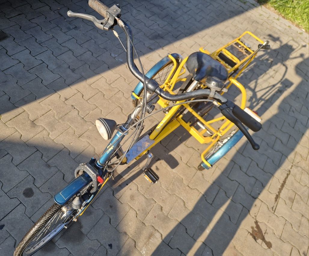 rower trojkołowy  z silnikiem Sachs 301/A 30 cm3 model  raam