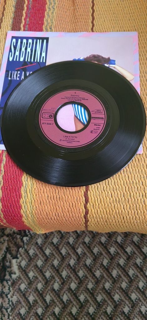 Sabrina - Like A Yo Yo, 7"singiel winylowy Italo disco