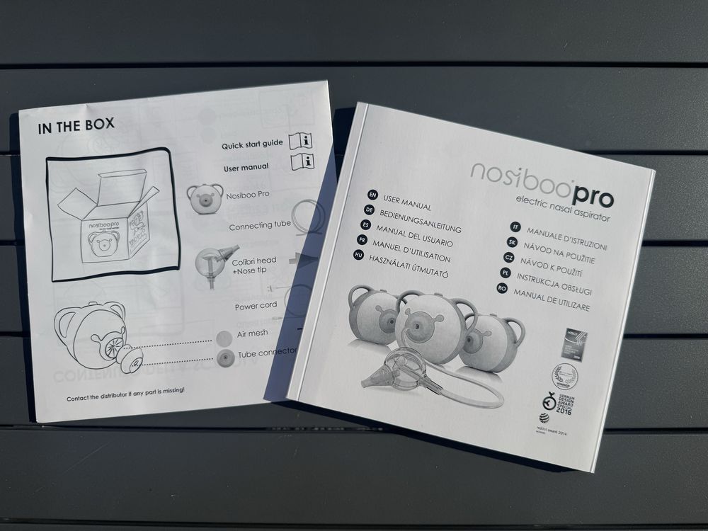 Nosiboo Pro Aspirator Elektryczny Do Nosa Rosa