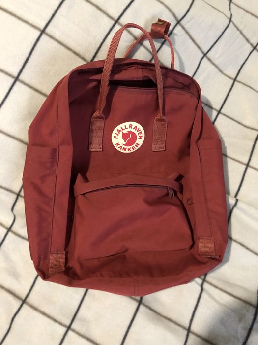 Рюкзак Fjallraven Kanken, бордовий, у хорошому стані