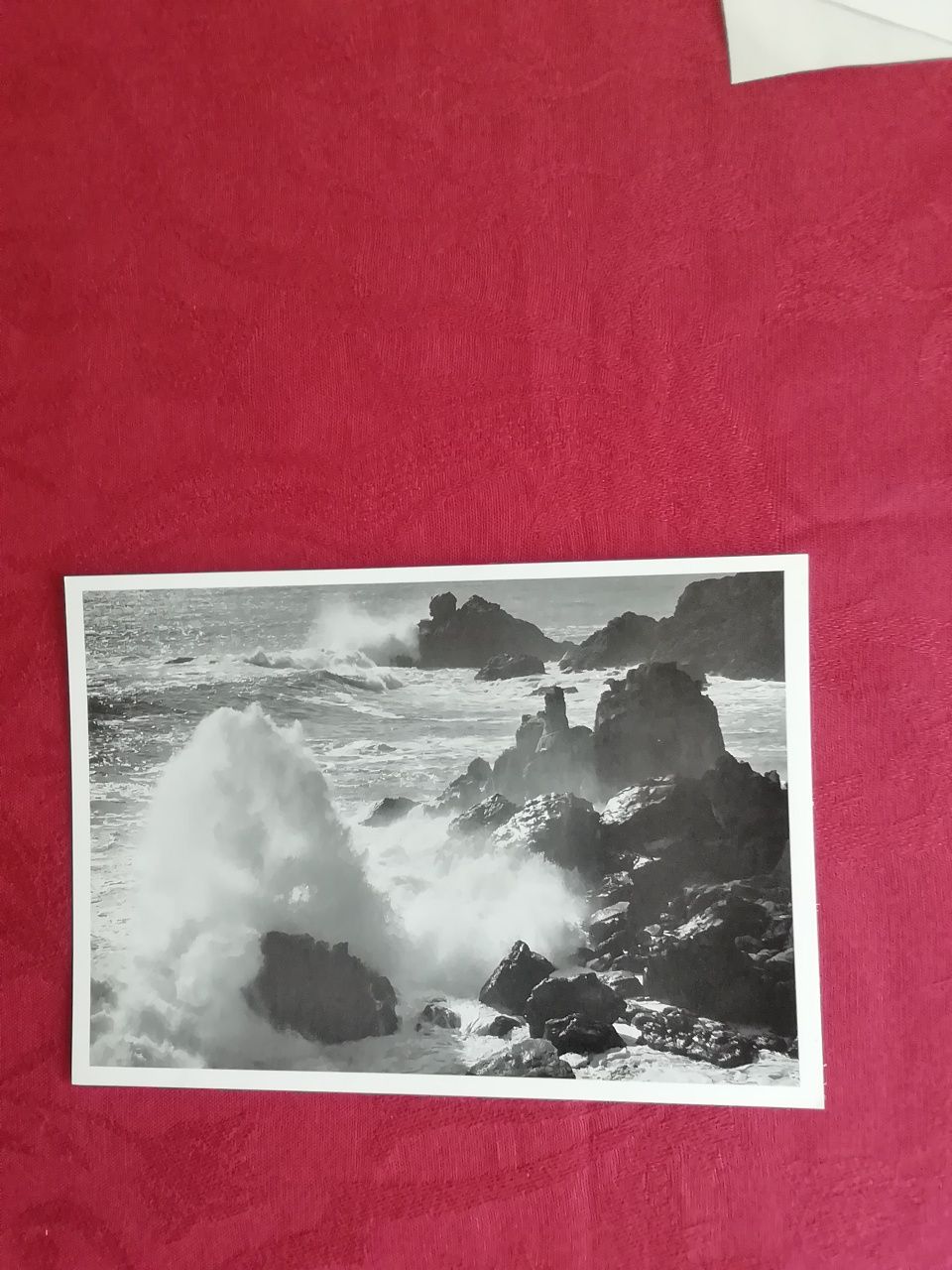 Postal com foto de Ansel Adams