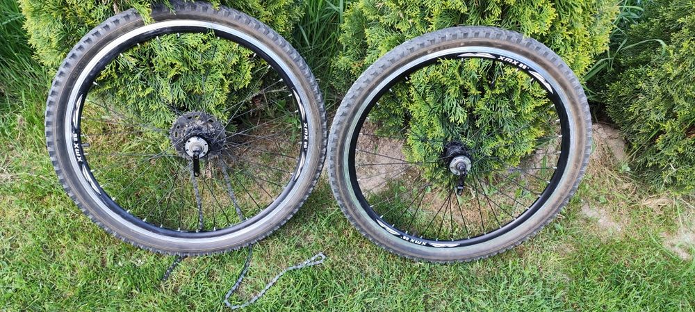Koła rowerowe 26" , tarcze, łożyska maszynowe