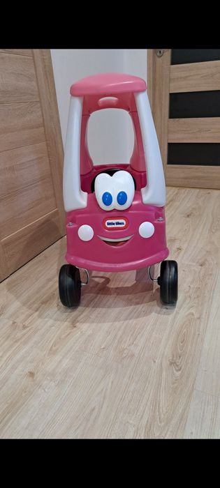 Autko Little Tikes różowy. Jeździk, pchacz
