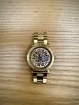 Zegarek Michael Kors MK9037 – automatyczny, skeleton, złoty