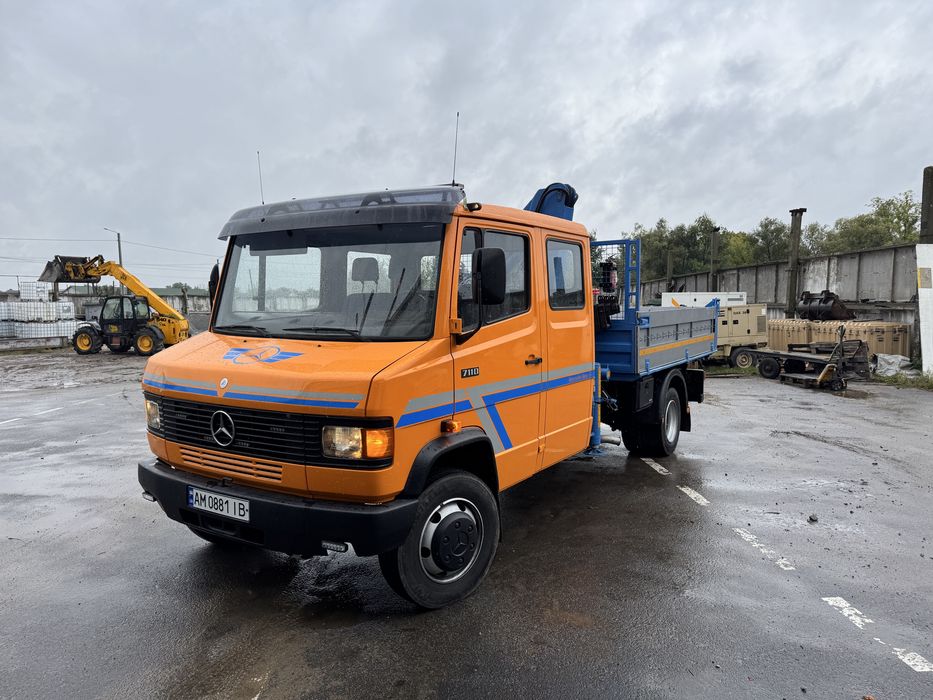Mercedes 711 самоскид-маніпулятор