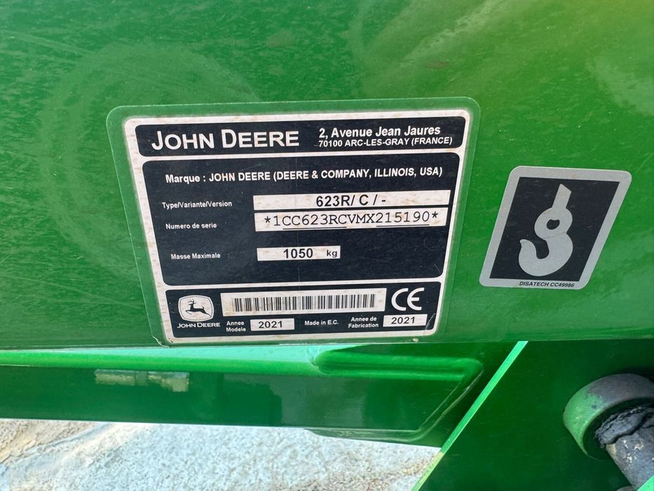 TUR ładowacz czołowy John Deere 623R 2021r