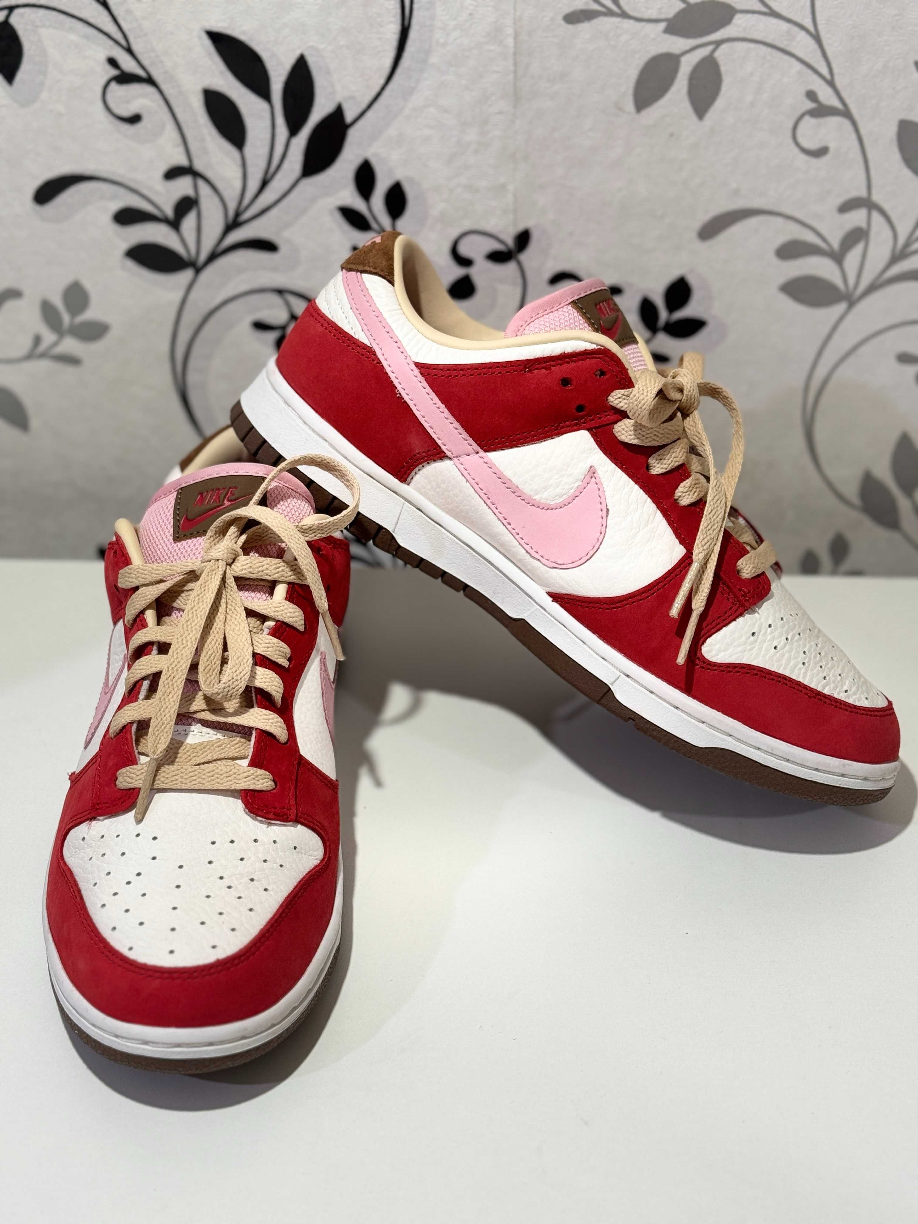 Кросівки Nike Dunk Low Prm White/Red FB7910-600,  41р, 42р
