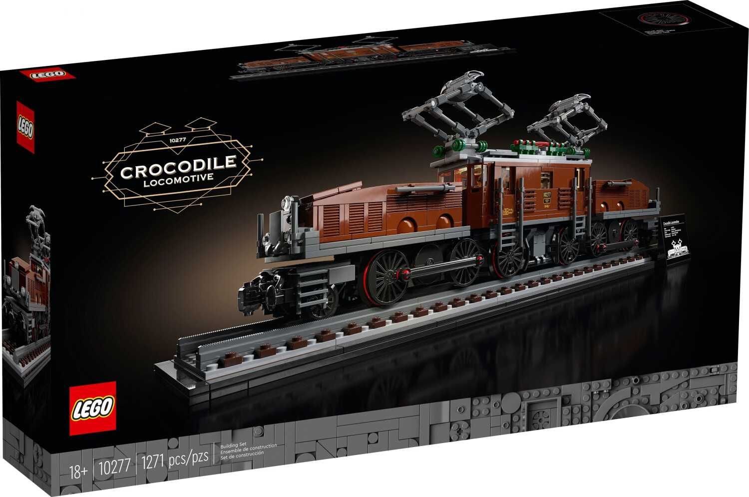 LEGO 10277 Krokodil Lokomotive Локомотив Крокодил