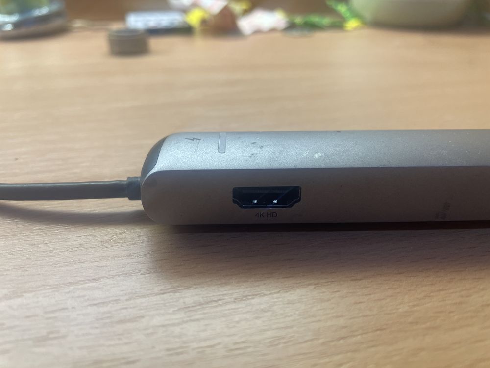Переходник с Туре-С на USB и HDMI