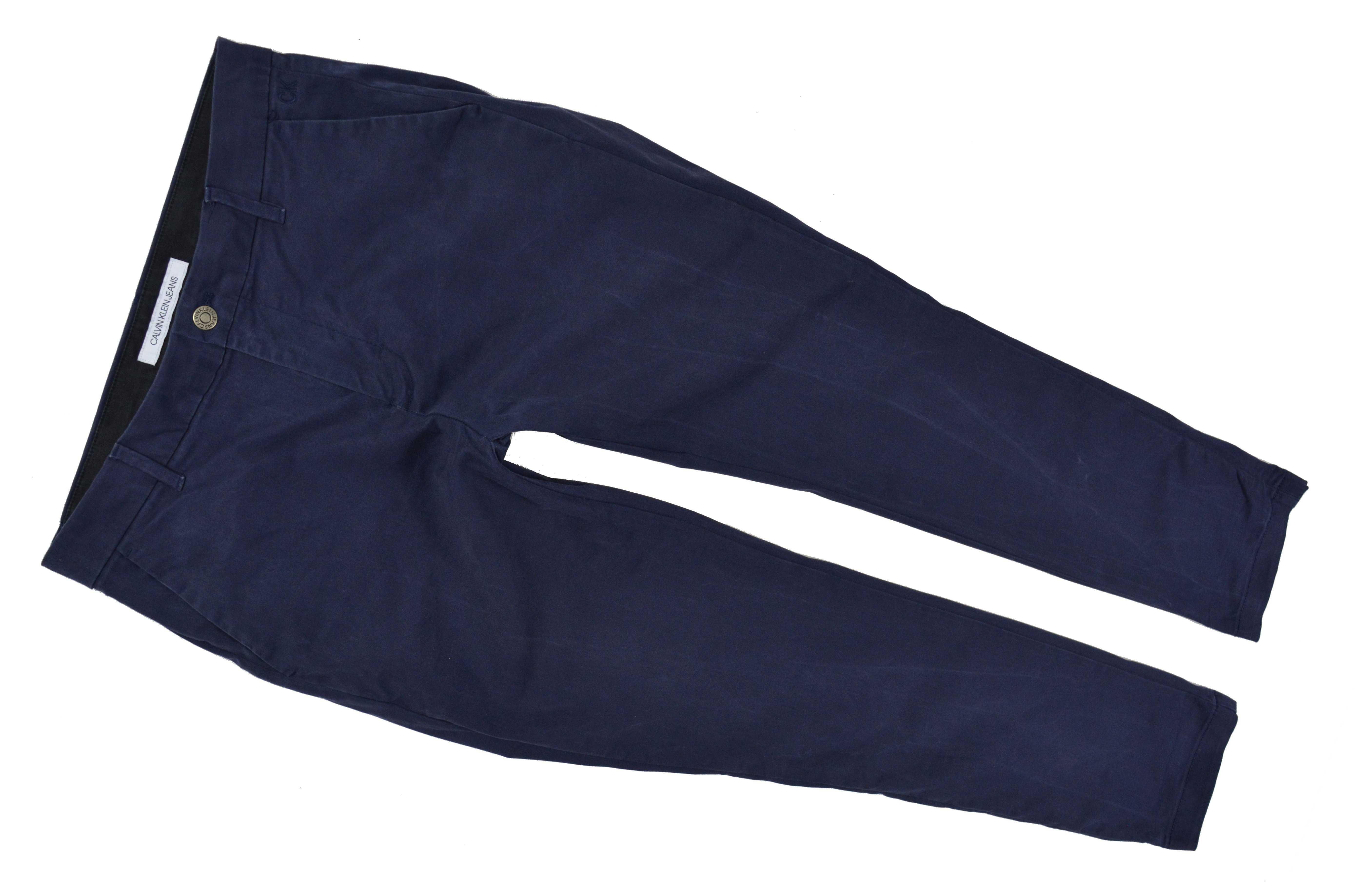 Calvin Klein 026 Slim Spodnie Chino Chinosy Stretch W30L32 30/32 pas82