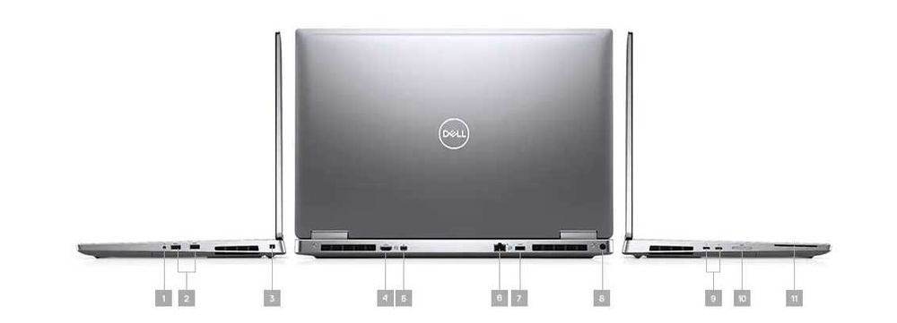 Laptop Dell Precision i7/NVidia RTX3000/ 17,3" MAT/ 32/ SSD 1000/Dowóz