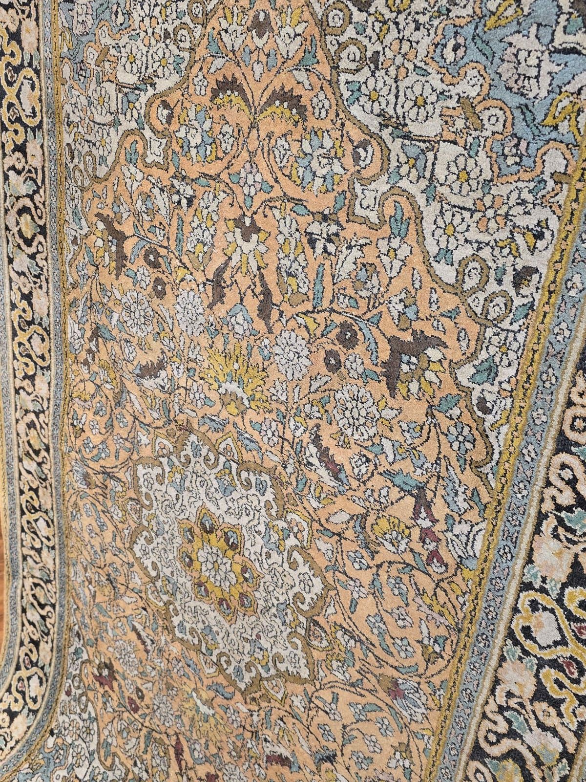 Qom - Ghoum - Perski dywan jedwabny - Rękodzielo  z jedwabiu 120 x 206