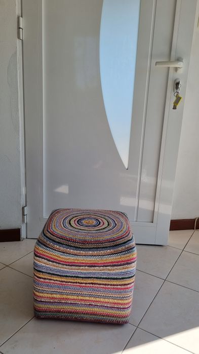 Puff cubo colorido