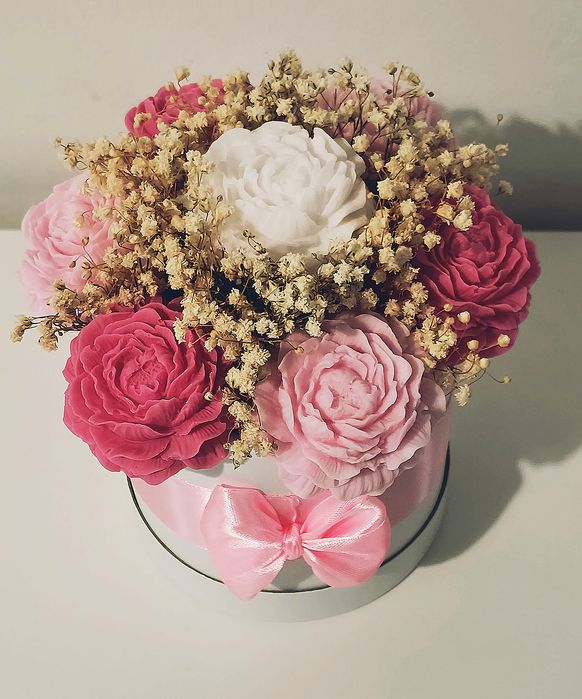 Zapachowa kompozycja mydlana + suszone kwiaty