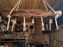 Lampa Retro VINTAGE Loft 100 letnia belka z historią