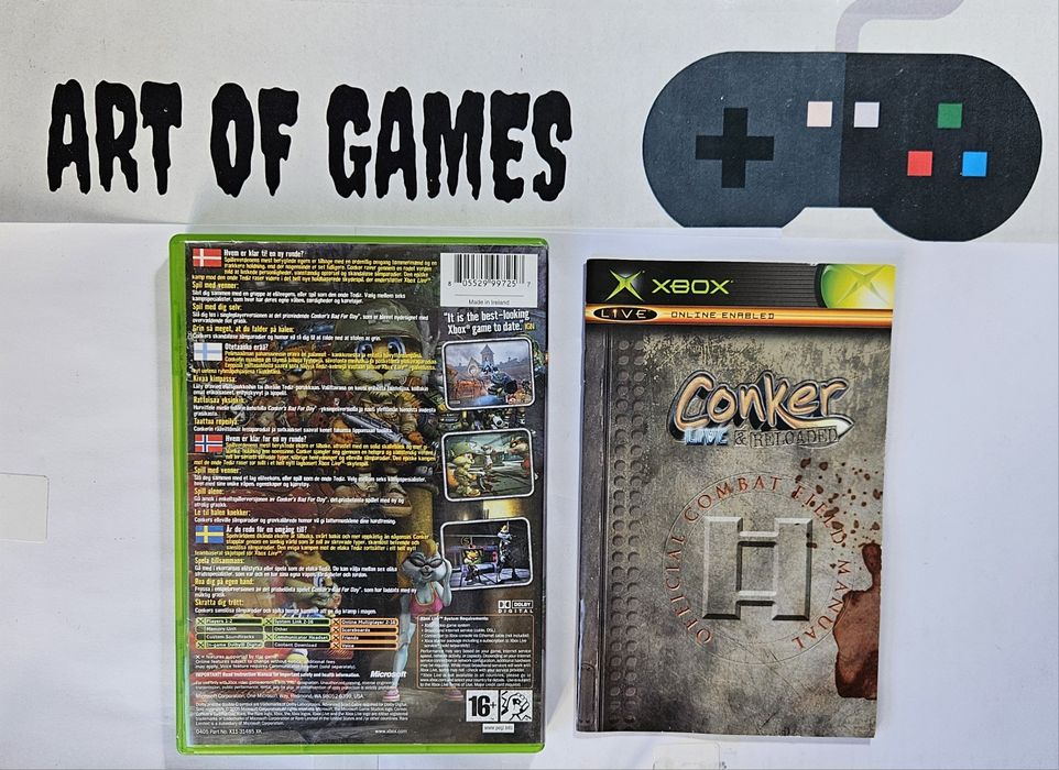 Conker Live & Reloaded Xbox Classic Komplet ANG