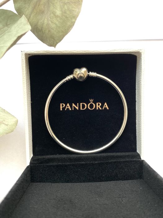 Bransoletka PANDORA 21 cm serce nowa s925 w pudełku