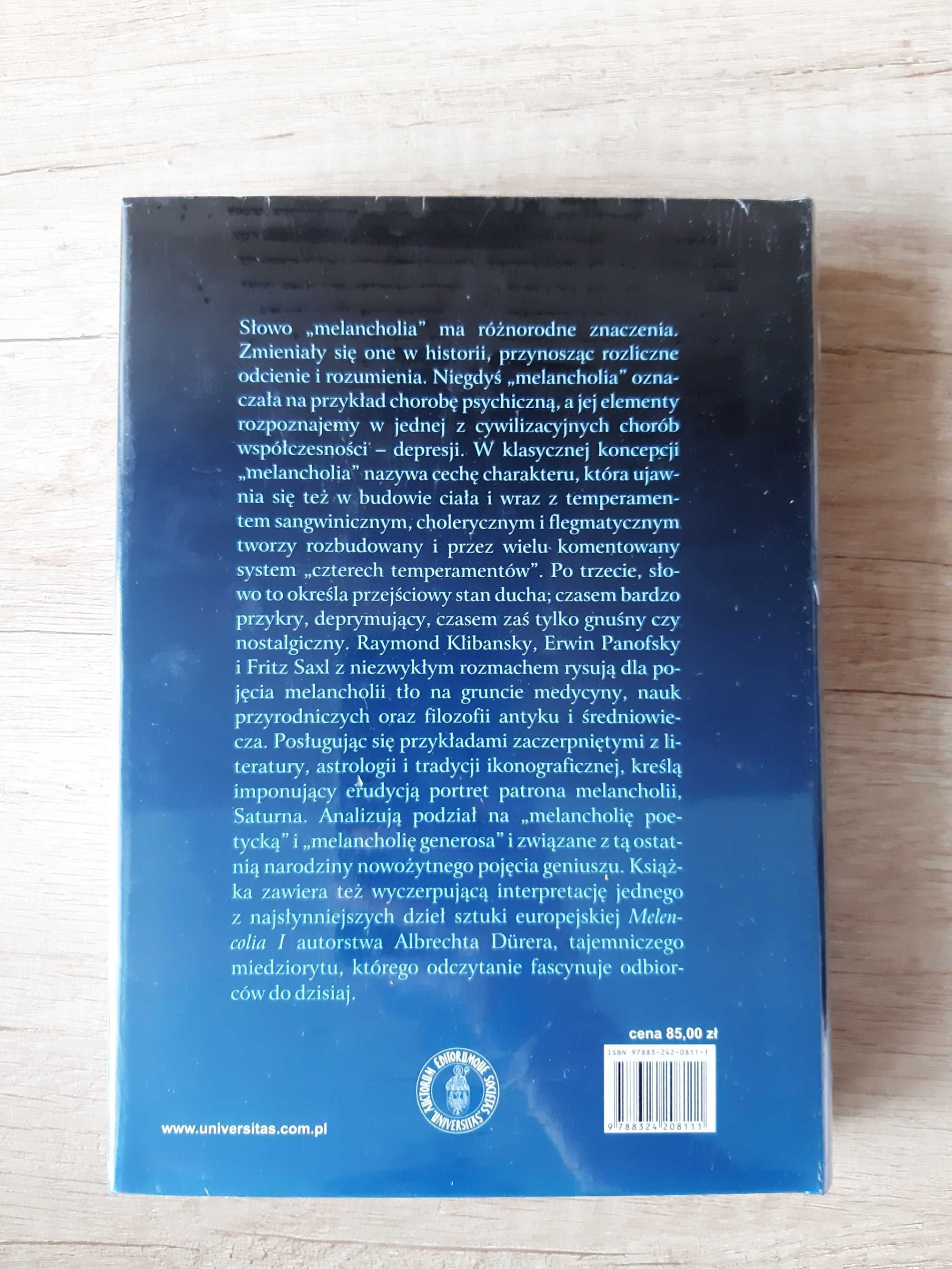 Saturn i melancholia - Raymond Klibansky, Erwin Panofsky, Fritz Saxl