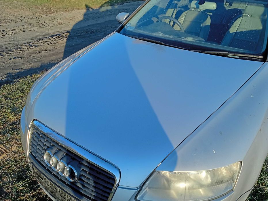 Audi A6 C6 maska srebrna LY7W