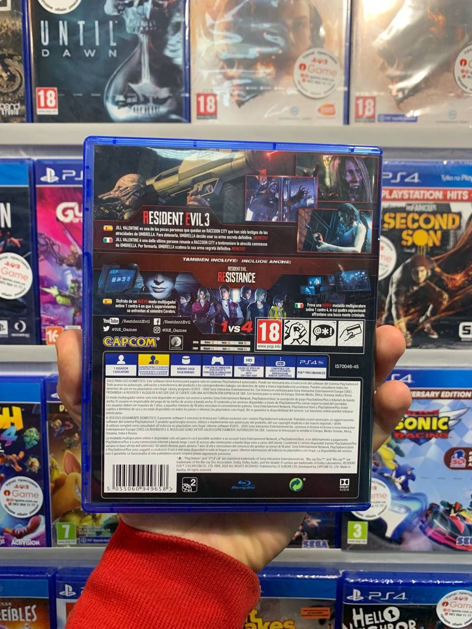 Resident Evil 3 remake, Ps4, Ps5 Sony Playstation, igame