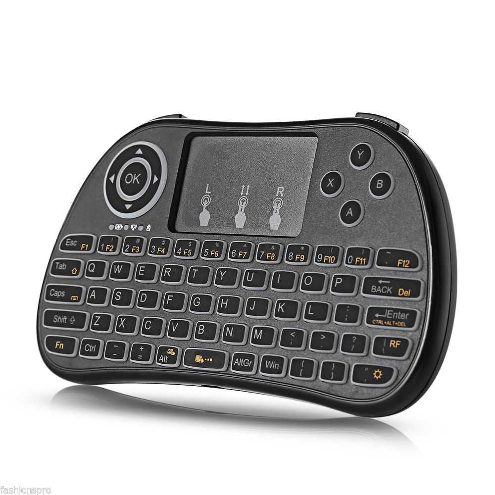 Teclado wireless retro iluminado