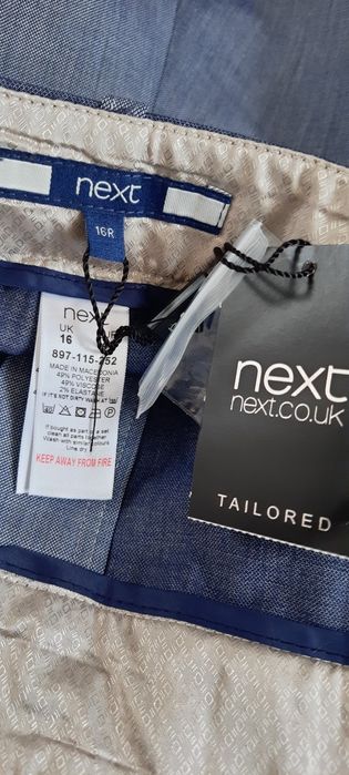 Spodnie męskie garniturowe r. XXL nowe