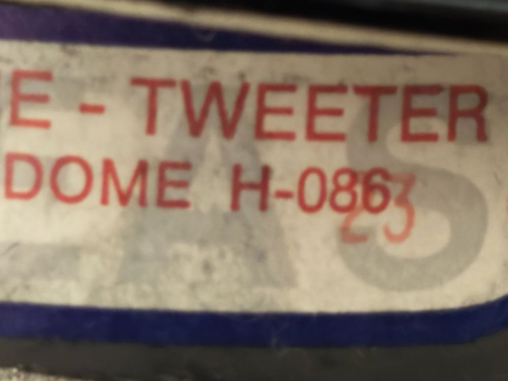 Glosniki wysokotonowe Seas dome tweeter 1”  H-086