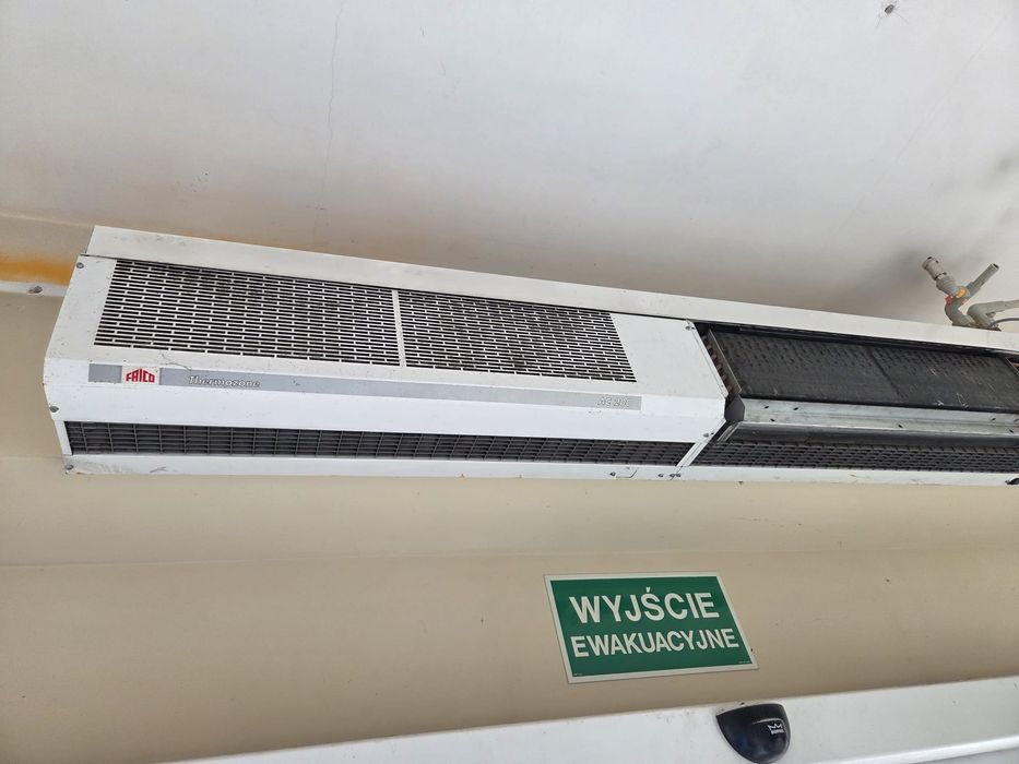 Kurtyna powietrzna termozone ac200 2 szt ogrzewanie, nagrzewnica