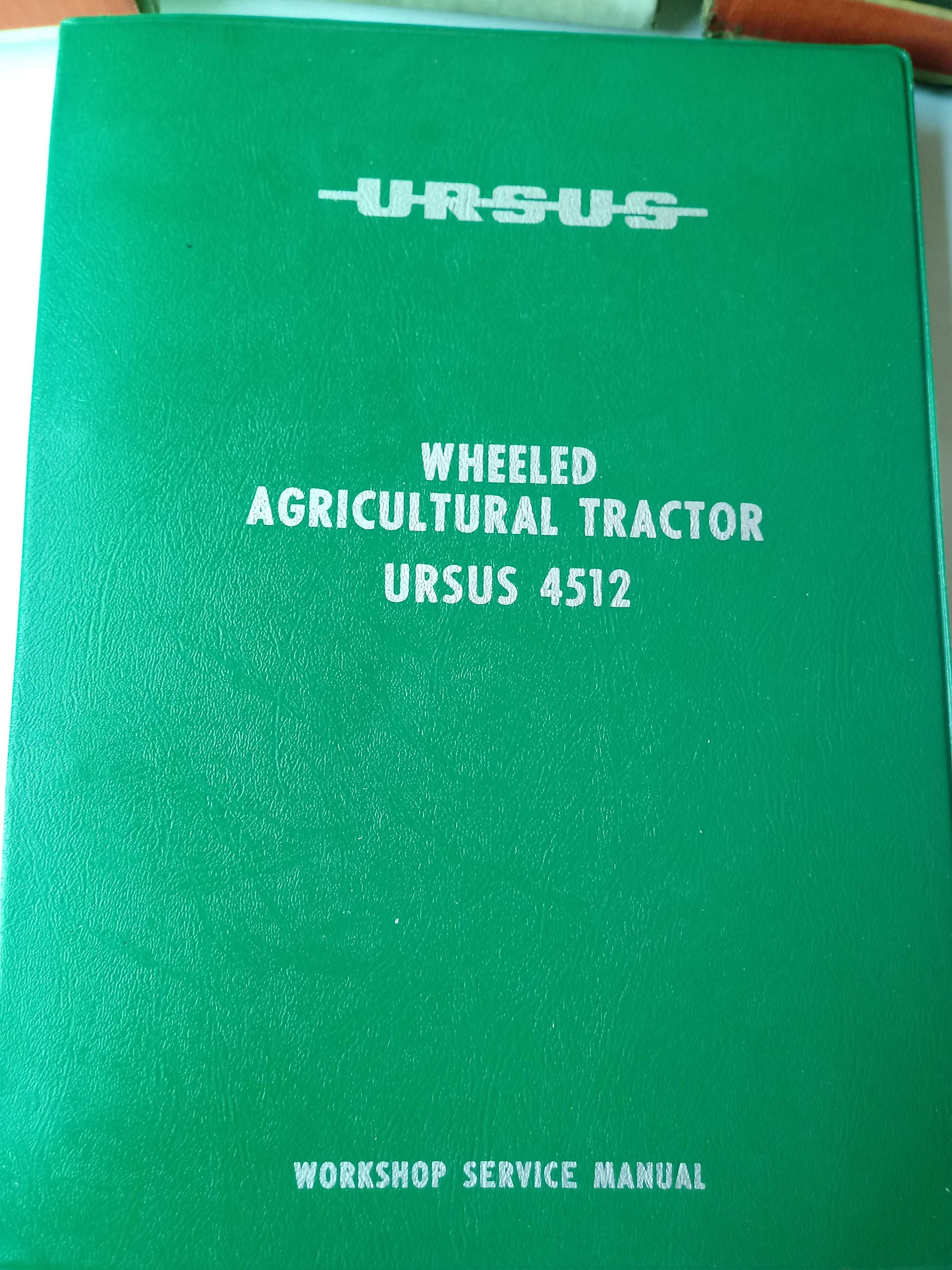 INSTRUKCJA obsługi ciągnika URSUS MF 4512 zabytek ANGLIA