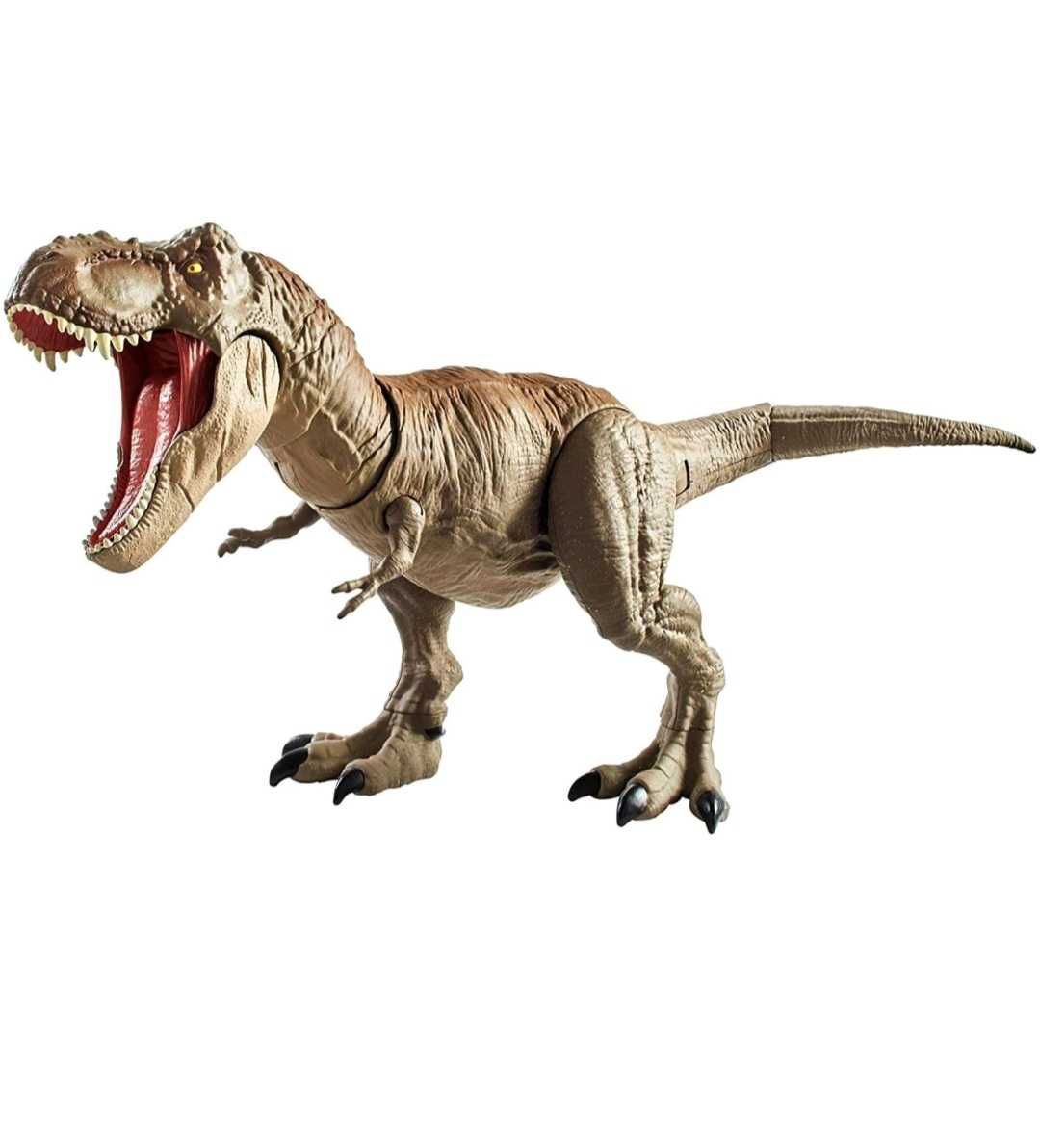 T-Rex, Jurassic World, Mattel - ruchome kończyny, ogon i paszcza