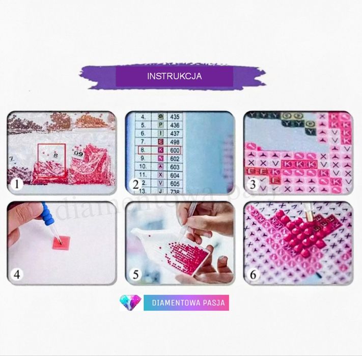 Haft diamentowy Diamond Painting mozaika do WYKONANIA