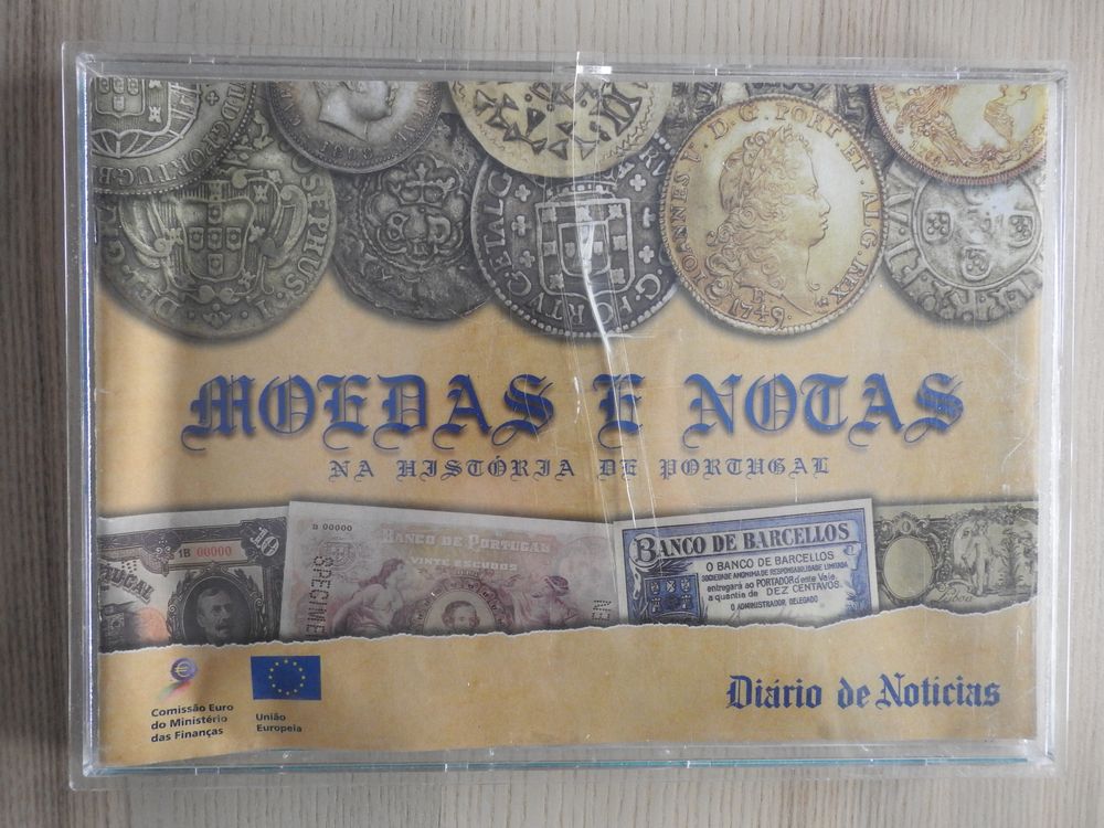 Coleção moedas e notas Portugal DN