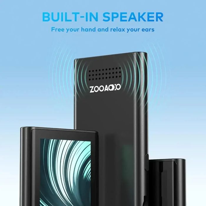 64 ГБ MP3 плеєр ZOOAOXO M600 з Bluetooth 5.2, вбудований HD динамік