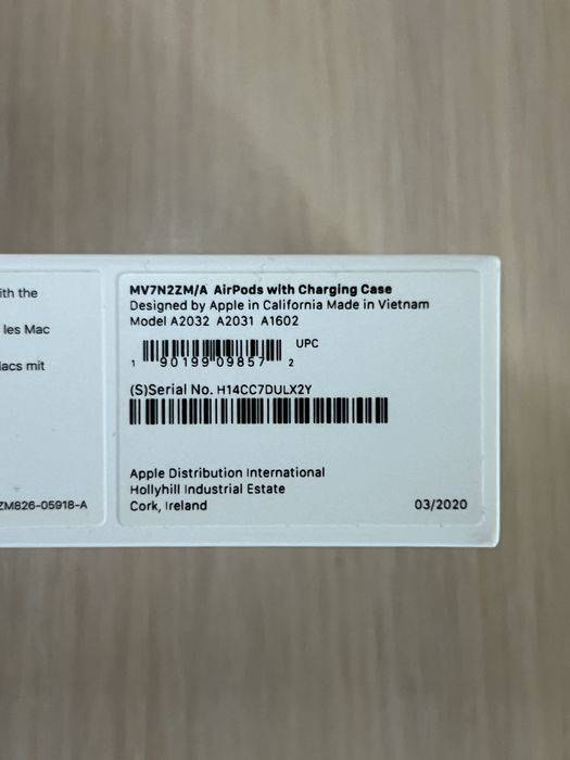 Бездротові навушники Apple 2 покоління з кейсом