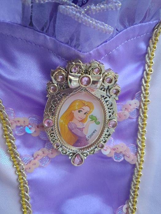 Карнавальное платье Рапунцель принцессы disney 5-6-7л