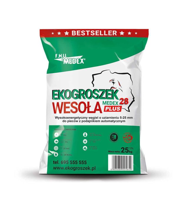 Groszek PLUS  EKOGROSZEK  wesoła plus 28