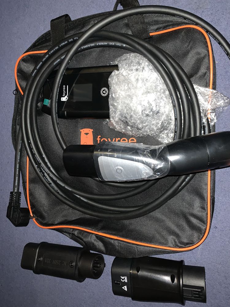 Зарядка для елекромобіля Tesla nacs, Type 1 J1772 16a з WIFI, type2