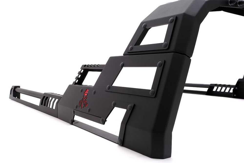 Toyota Hilux orurowanie paki DAKAR Rollbar + 4xLED