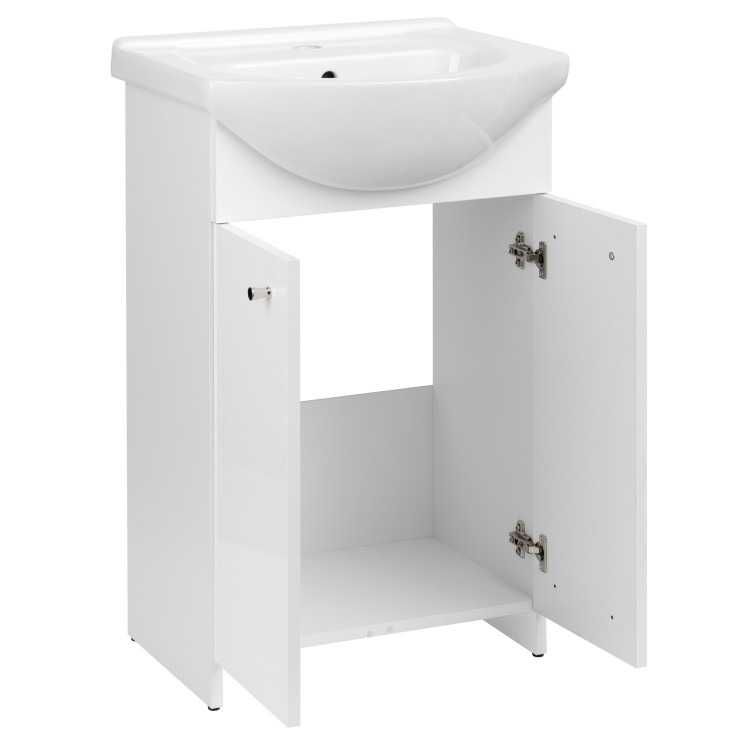 Astor Pik szafka pod umywalke 50 cm biała AM-PIK-500-00