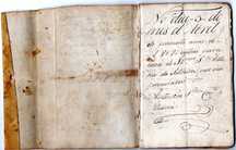 Diário/Caderno de notas (1807)