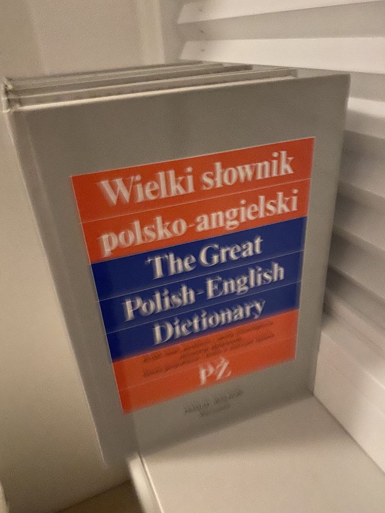 Zestaw słowników PWN polsko angielski, angielsko polski