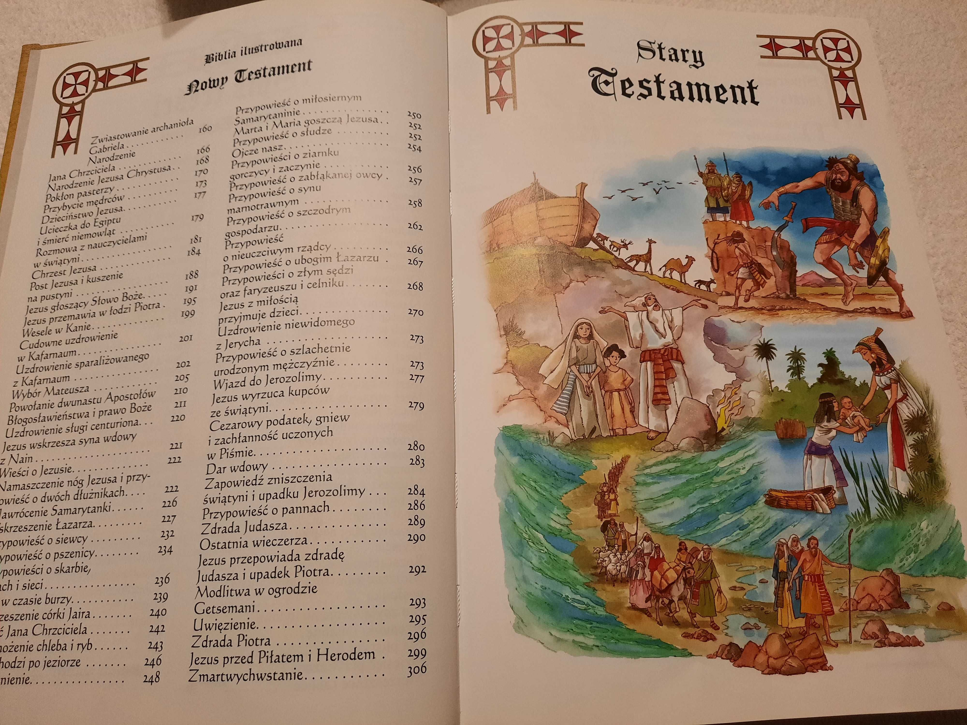 Książka ilustrowana Biblia.Stary i Nowy Testament