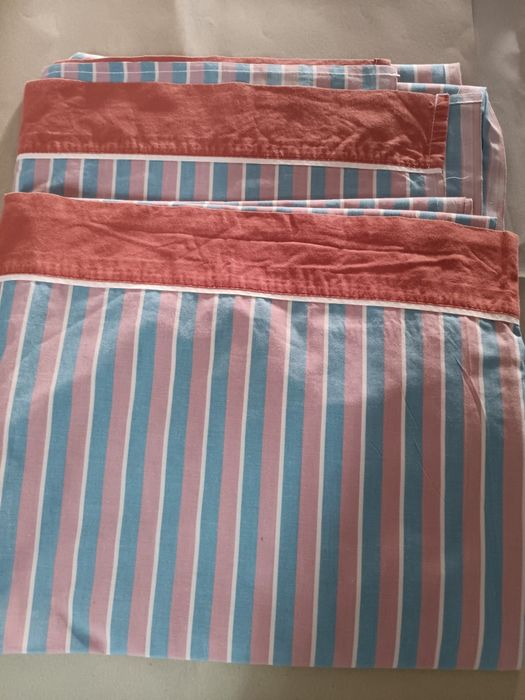 dois lençóis de cima de algodão para cama de solteiro.