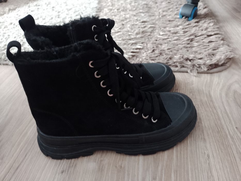 Trampki ocieplane damskie