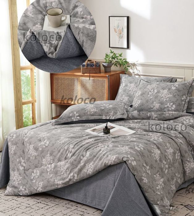 Постільний комплект бавовна хлопковая постель  з демісезонною ковдрою