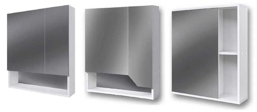 Новое зеркало с полками, зеркальный макияжный шкаф в ванну. Качество!