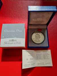 Francja 1,5 Euro Christian Dior 2007 Srebro Ag