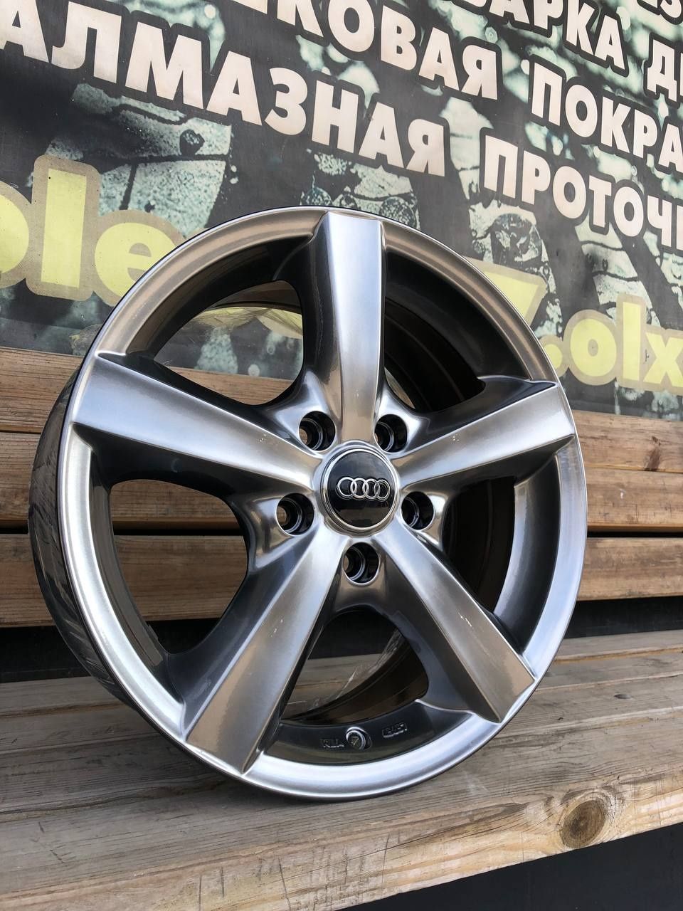 777 Графитовые литые диски R16 5/112 Audi VW Skoda Mercedes Seat