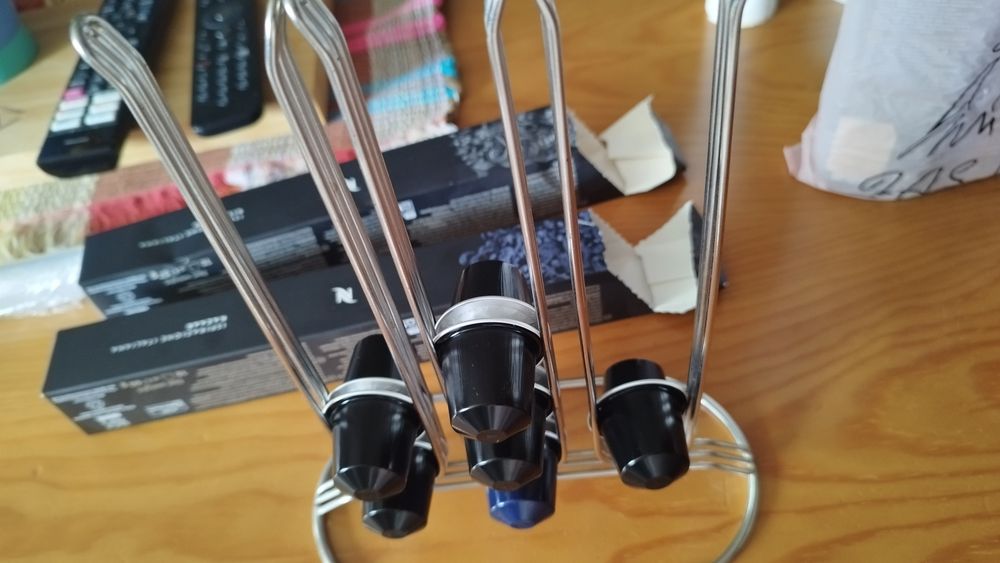 Suporte inox capsulas Nespresso