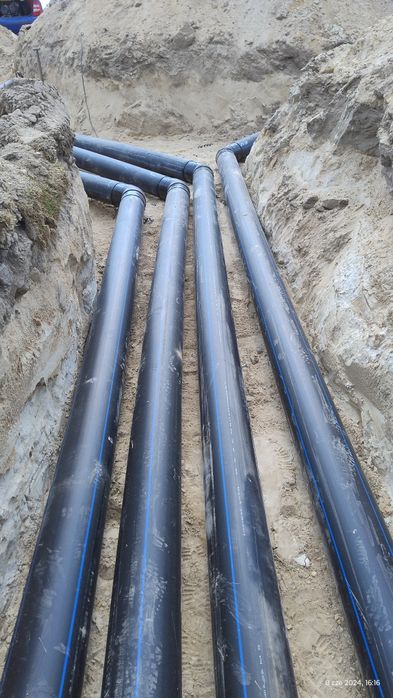 Usługi zgrzewania rur pe